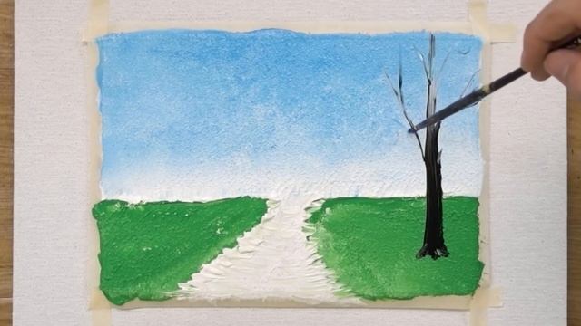 Customizing iPad Pro | How to Paint Apple Tree Forest Road | Acrylic Painting | Jay Lee смотреть онлайн
