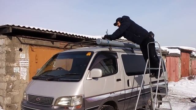 Установка маркизы на машину смотреть онлайн