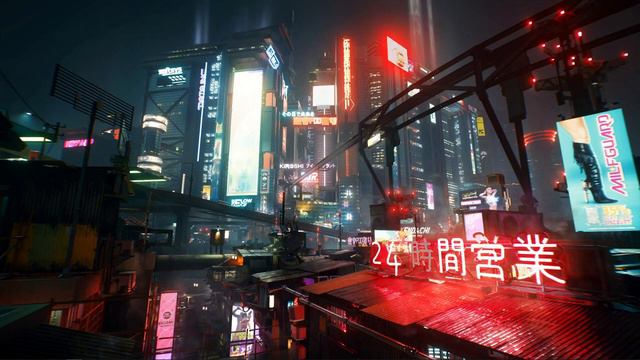 Night City Midnight Ads - Cyberpunk 2077 - Live Wallpaper смотреть онлайн
