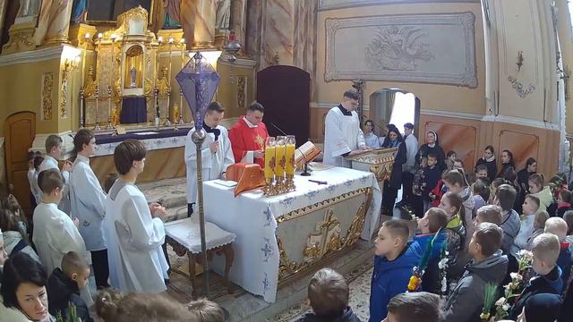 Святая Імша ў Пальмовую нядзелю, год В. 11:00 | 24.03.2024 смотреть онлайн