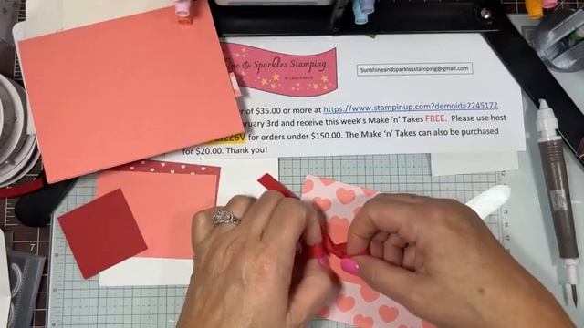 Valentine's Day projects created with the Sending Love stamp set and dies from Stampin' Up смотреть онлайн