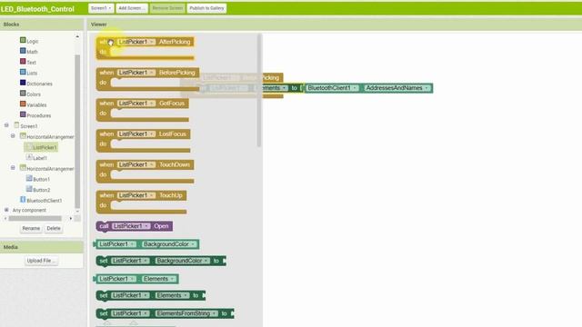 Bluetooth LED Control App with MIT App Inventor - STEP By STEP смотреть онлайн
