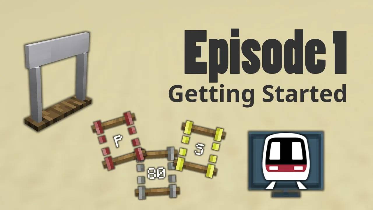 s01e01 - Начало работы - Уроки по Minecraft Transit Railway. Эпизод 1 смотреть онлайн