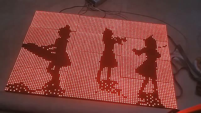 Touhou - Bad Apple на светодиодных модулях смотреть онлайн