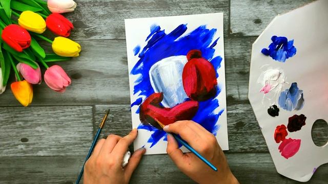 ГОРЯЧАЯ КРУЖКА ШОКОЛАДА • Скетч • Простой зимний рисунок смотреть онлайн