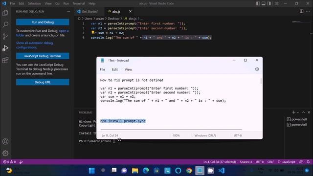 How to Fix Prompt Not Defined смотреть онлайн