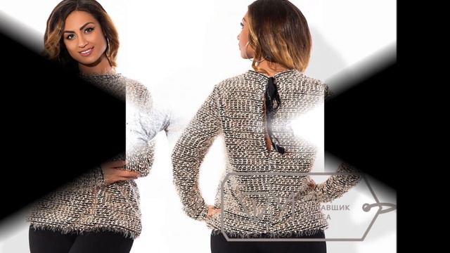 Джемпер Большого Размера Спицами - 2019 / Large Size Sweaters / Große Pullover смотреть онлайн