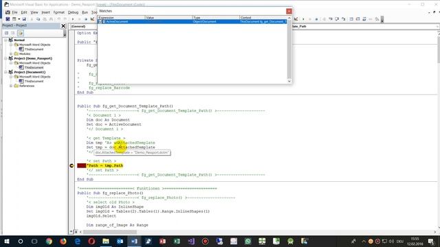Word : Get Active Document Current Path in vba by Template смотреть онлайн