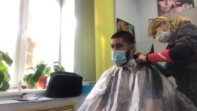 #мужскаястрижка#fade# Мужская стрижка насадками 3,2,1 с переходами