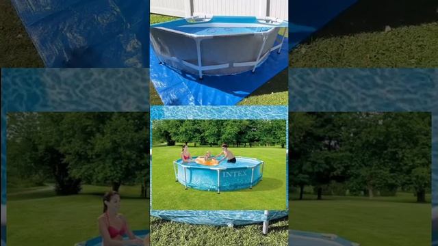 Каркасный бассейн Intex размер 305х76 см, объем 4485 л