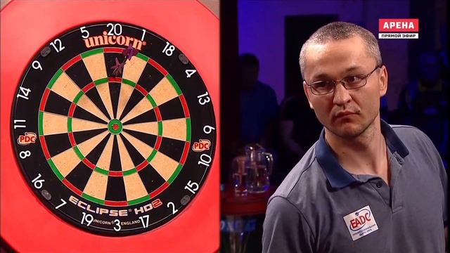 Первые 180 и чекаут 100+ на ТВ-трансляции IDL PARI PRO TOUR #darts #дартс смотреть онлайн