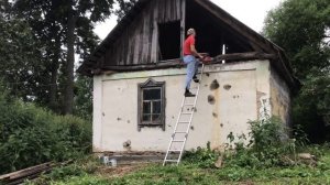 РЕКОНСТРУКЦИЯ  КРЫШИ СТАРОГО ДОМА В ДЕРЕВНЕ