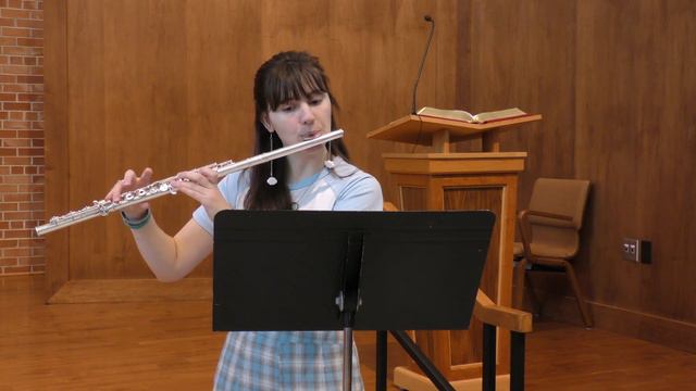 "Sonate fur Flote und Klavier" by Paul Hindemith, performed by Melany Rice смотреть онлайн