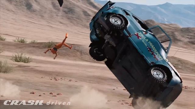 High Speed Rollover & Crashes #44 - BeamNG Drive Crashes смотреть онлайн