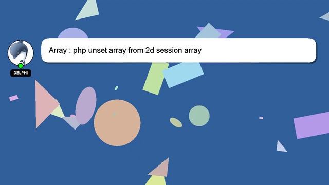 Array : php unset array from 2d session array смотреть онлайн