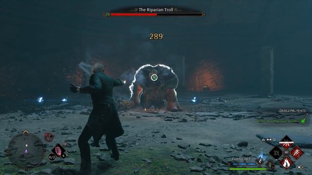 Hogwarts Legacy Boss Fight - The Riparian Troll (Hard) (No Damage) смотреть онлайн