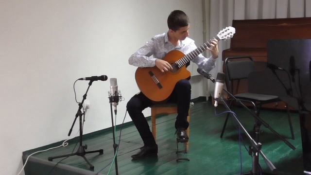 Илья Ковальчук играет на гитаре. Б. Штайнманн "Румба де Бернадо" смотреть онлайн