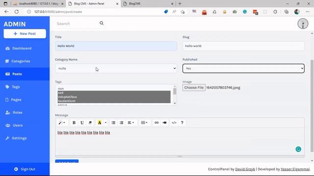 Blog CMS - Laravel - Short video смотреть онлайн