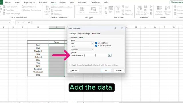Creating a Drop Down List by Data Validation in Microsoft Excel смотреть онлайн