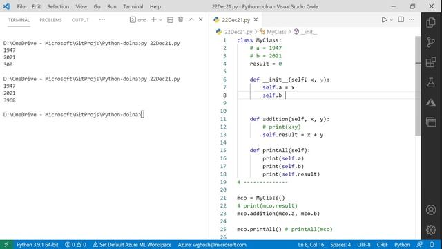 Python Tutorials 07 - Class смотреть онлайн