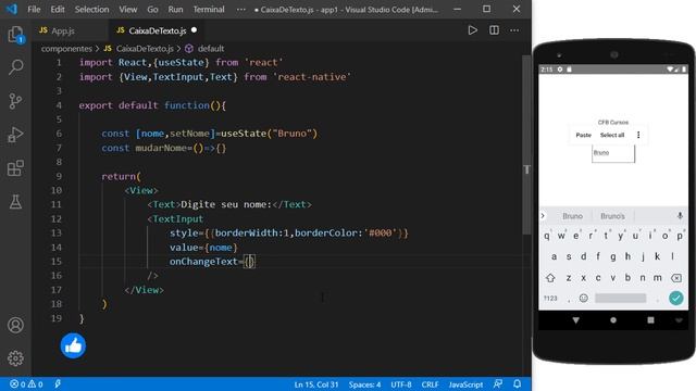 Componente TextInput em React Native - Curso de React Native - Aula 19 смотреть онлайн