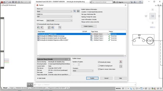 4 - Converter DWG para várias páginas de um arquivo PDF. ( Aula 17 ) смотреть онлайн