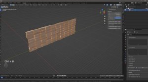 Стена из кирпича в Blender