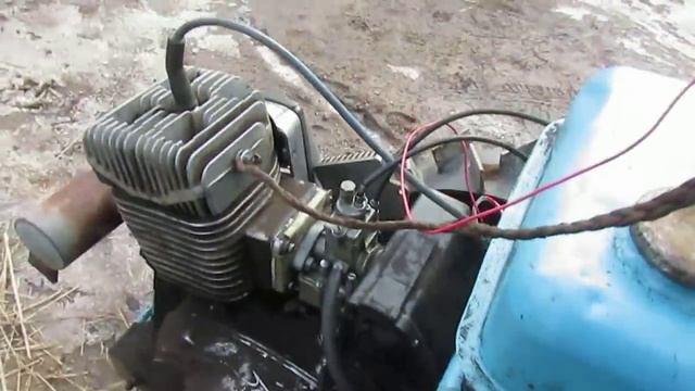 ТМЗ. Самодельный мотоблок с мотором от Муравья смотреть онлайн