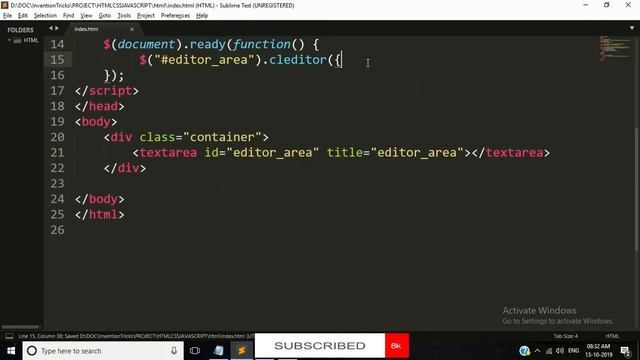 How to create jquery text editor with cleditor | Cleditor WYSIWYG editor смотреть онлайн