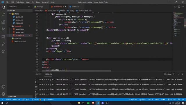 Creating Among Us Clone With Javascript & Flask смотреть онлайн