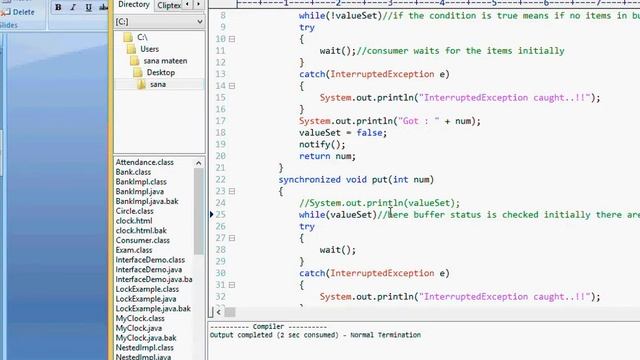 Producer Consumer problem смотреть онлайн