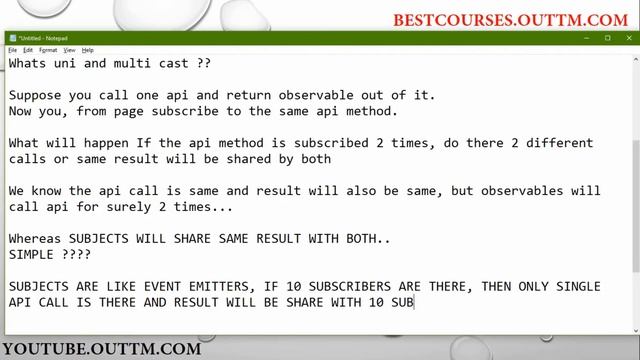 PART 15 - Understand SUBJECTS and OBSERVABLES in ANGULAR in detail with live easy example смотреть онлайн