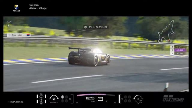 GT sport Team ABS Alsace-Village gr3 1.47.169 rh tires смотреть онлайн