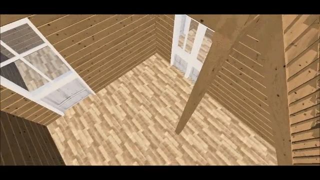 Проект дома из бруса 9х9 со вторым светом "Атлантида". смотреть онлайн