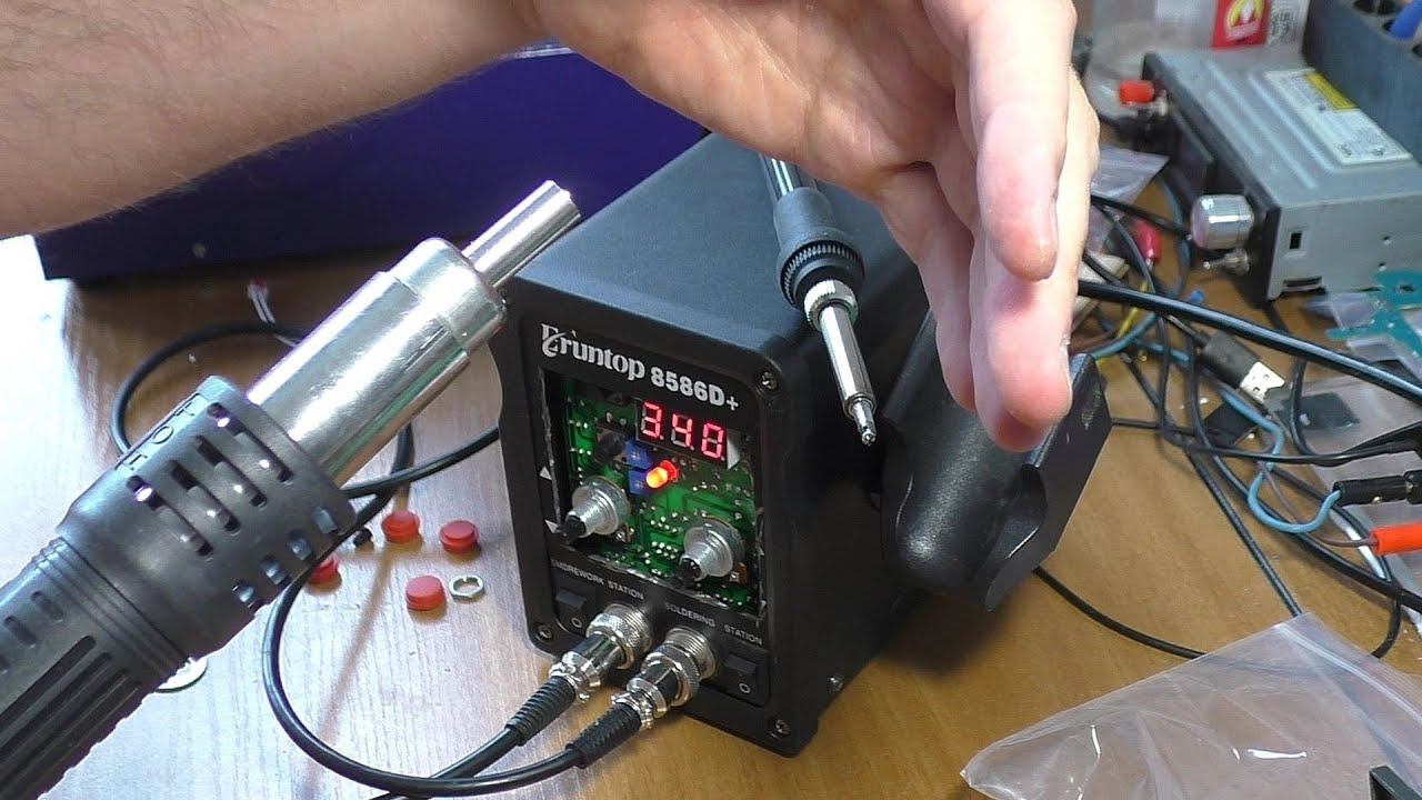 РЕМОНТ ПОСЛЕ РЕМОНТА ПОДПИСЧИКОМ / Паяльная станция 8586d+ смотреть онлайн