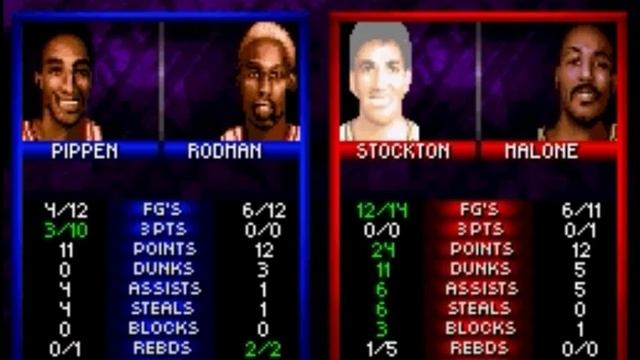 NBA Hang Time Gameplay - Best basketball game (SNES) смотреть онлайн