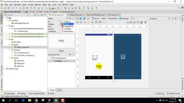 Export Button From Figma To Android Stuido And Add Ripple Effect смотреть онлайн
