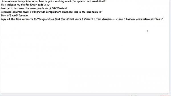 Splinter Cell Conviction Error Code 2 FIX