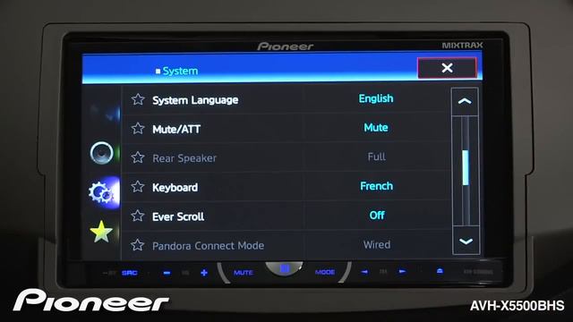 Estereo para Auto Pioneer AVH-X5500BHS DVD multimedia, Pantalla, MIXTRAX, Bluetooth, Sirius, iPhone смотреть онлайн