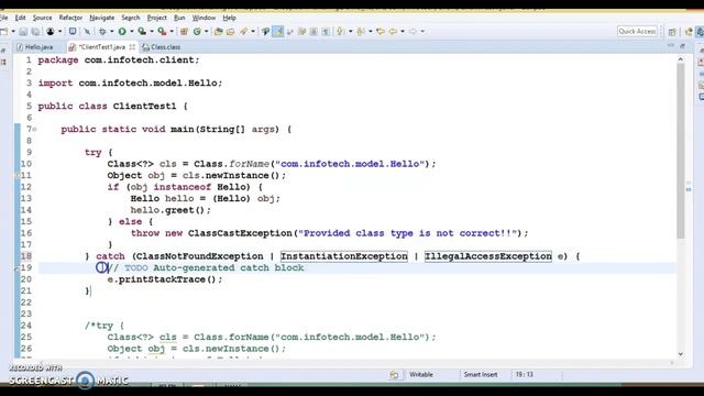Multi-Catch Statement in Java Exception Handling example(java 7 feature) смотреть онлайн