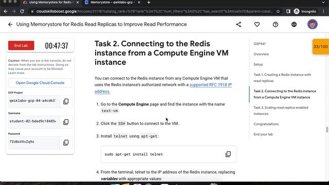 Using Memorystore for Redis Read Replicas to Improve Read Performance GSP941 смотреть онлайн