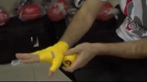 Бинтование рук восьмеркой / как правильно бинтовать руки