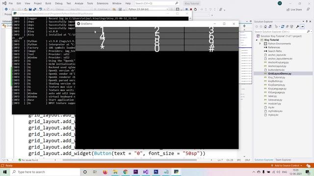8 | Changing Height and Width of Grid Layout in Kivy | Python Kivy Tutorial in Tamil смотреть онлайн