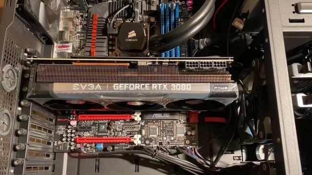 Installing the Video Card EVGA GeForce RTX 3080 12GB FTW3 смотреть онлайн