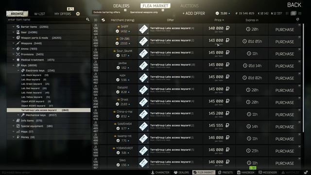 Tarkov Flea Market INVESTMENT Of The Week Update - Keycards Are Creeping Up! - Escape From Tarkov смотреть онлайн