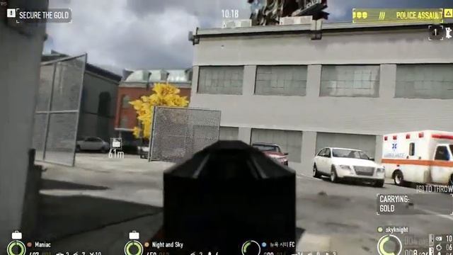 PAYDAY 2 - Jacket Gameplay, Bank Heist: Random, Overkill + Park Escape смотреть онлайн