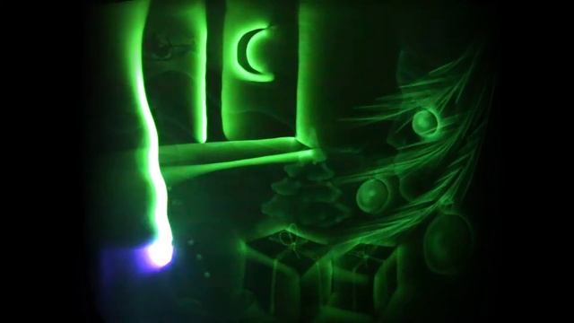 Шоу световых картин, рисование светом. Новый год. Light art show. Екатерина Погребенная. смотреть онлайн