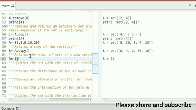 Sets in python | all operations with sets| python for beginners смотреть онлайн