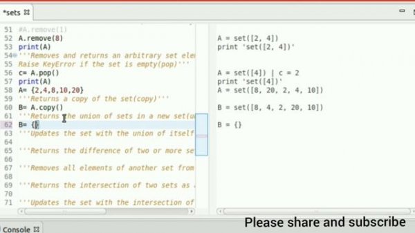 Sets in python | all operations with sets| python for beginners