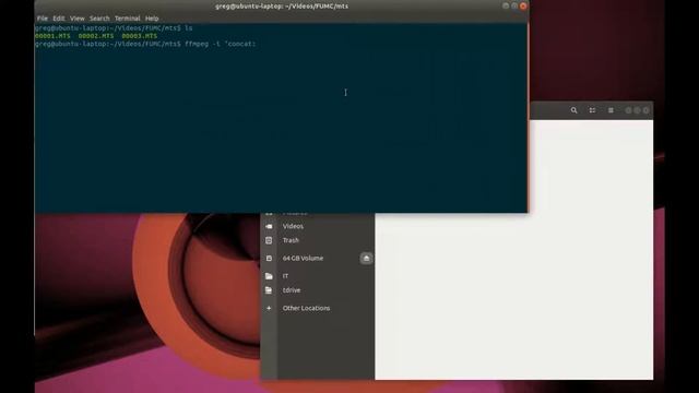 Use ffmpeg to Join Split Movie Files from a Camera смотреть онлайн